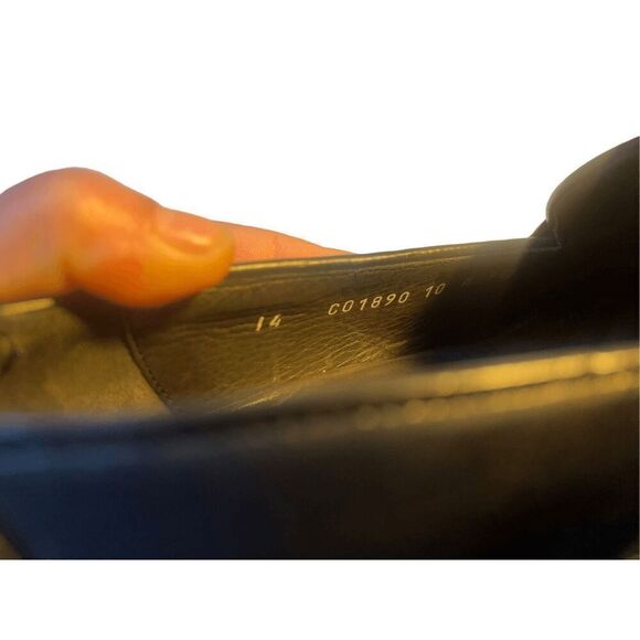 Cole haan Bragano By Cole Haan Men's Black Leather Moc Toe Tassel Loafer size  1 - Picture 14 of 14